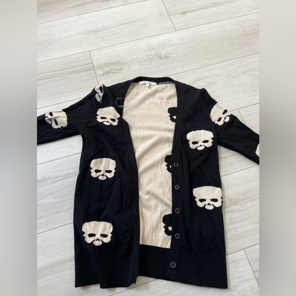 miami Sweaters - Skull Cardigan